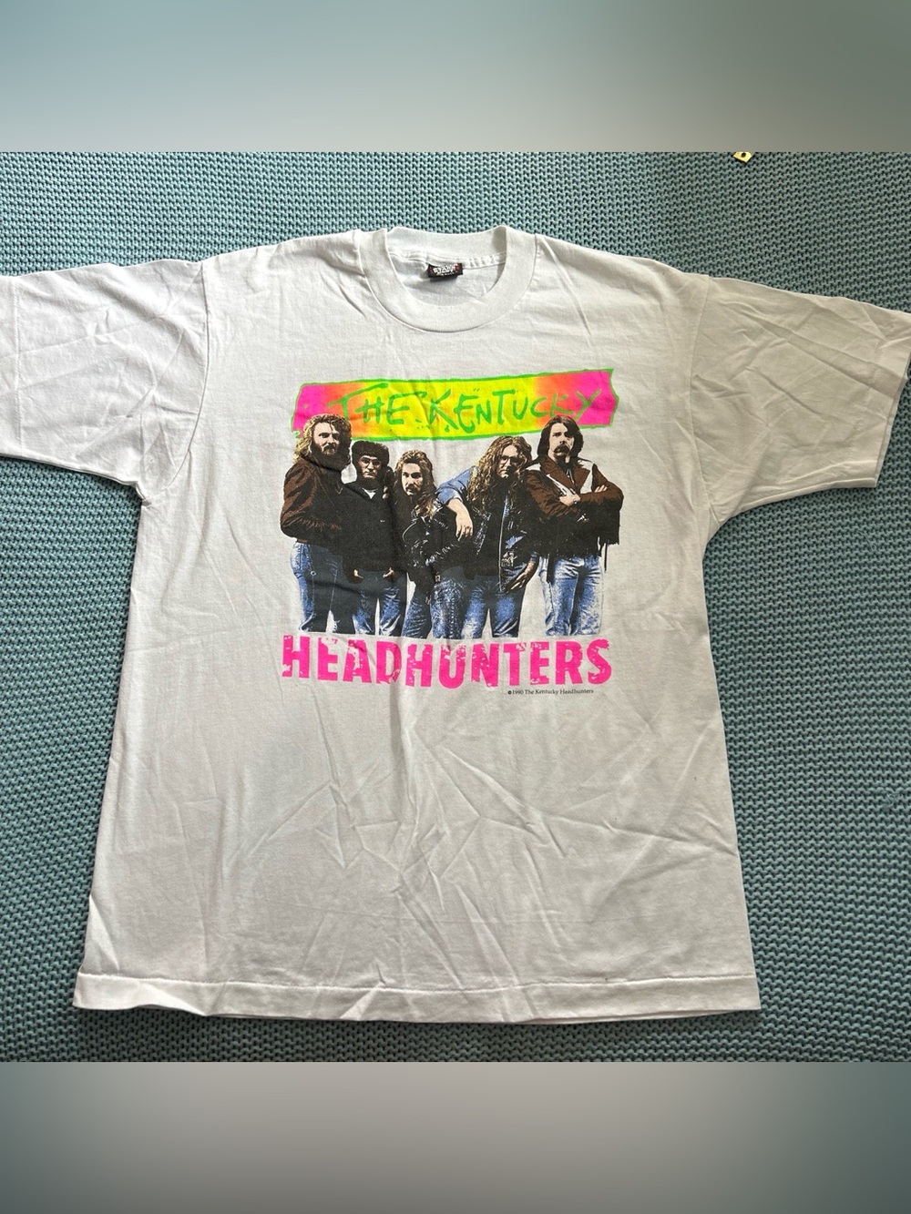 The Kentucky Headhunters graphic band tee 1991 single stitch made in the USA